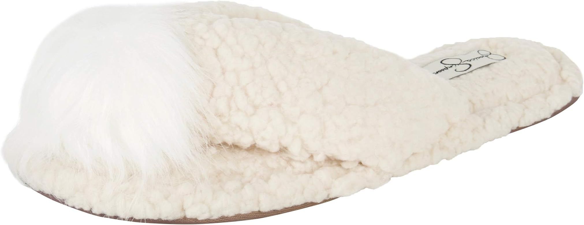 Women's Fluffy Pom Thong House Slide on Slippers with Memory Foam | Amazon (CA)
