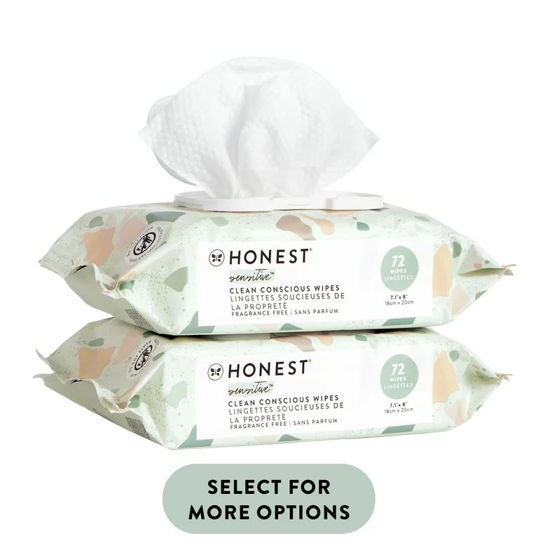 The Honest Company, Plant-Based Baby Wipes, Fragrance-Free, 144 Count (Select for More Options) | Walmart (US)