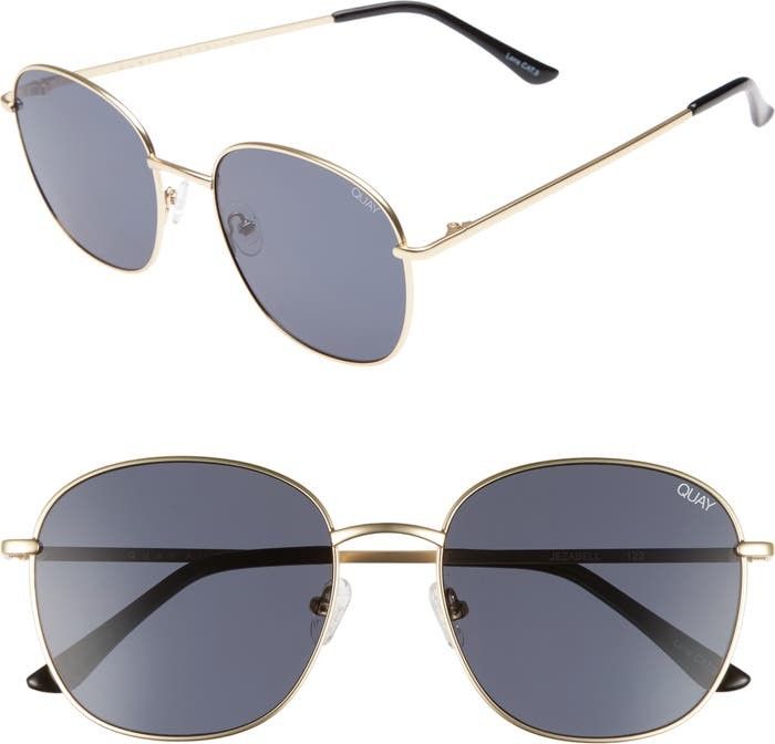 Quay Australia Jezabell 57mm Round Sunglasses Summer Outfits Budget Fashion | Nordstrom