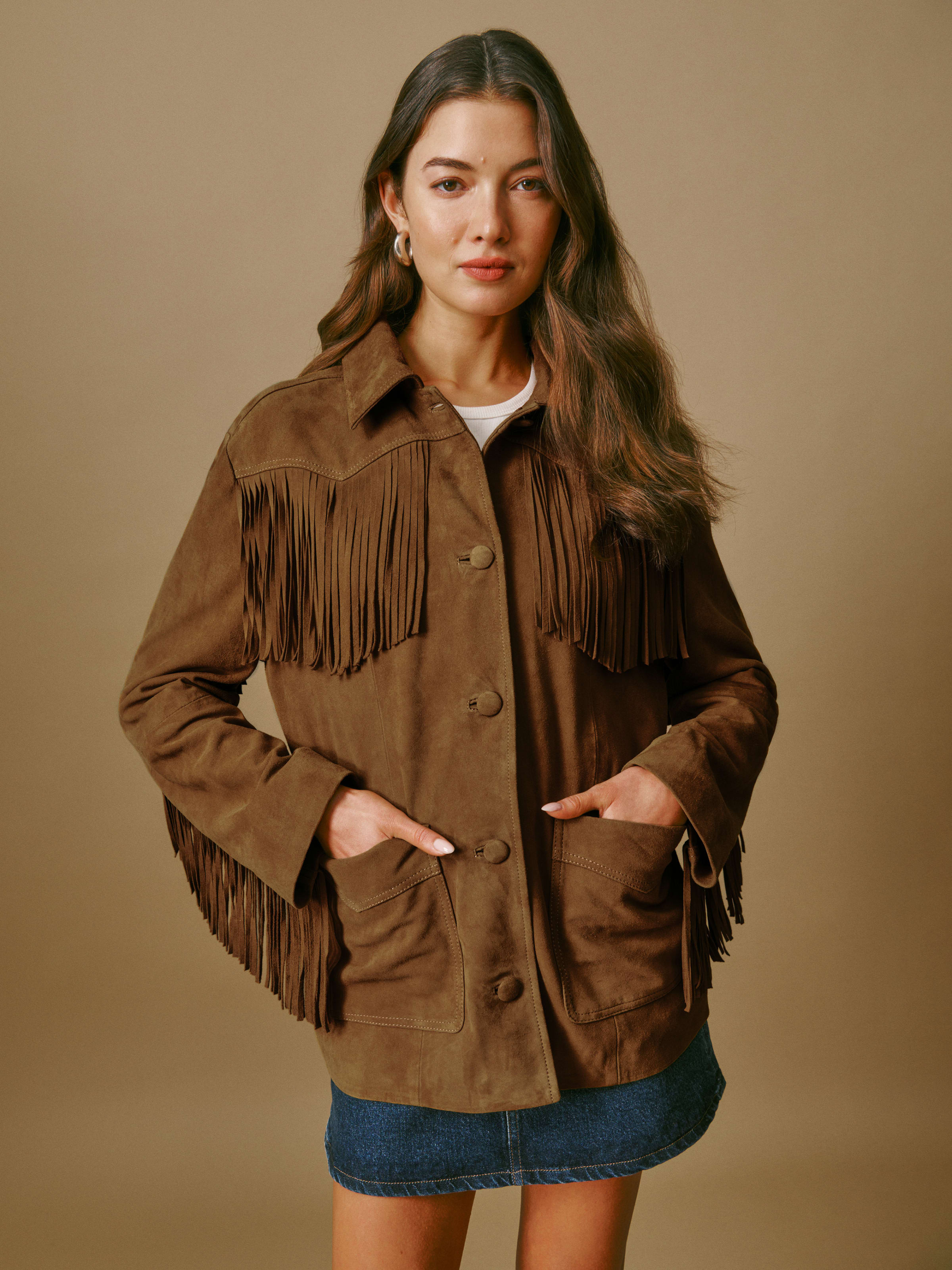 Veda Houston Suede Jacket | Reformation (Global)