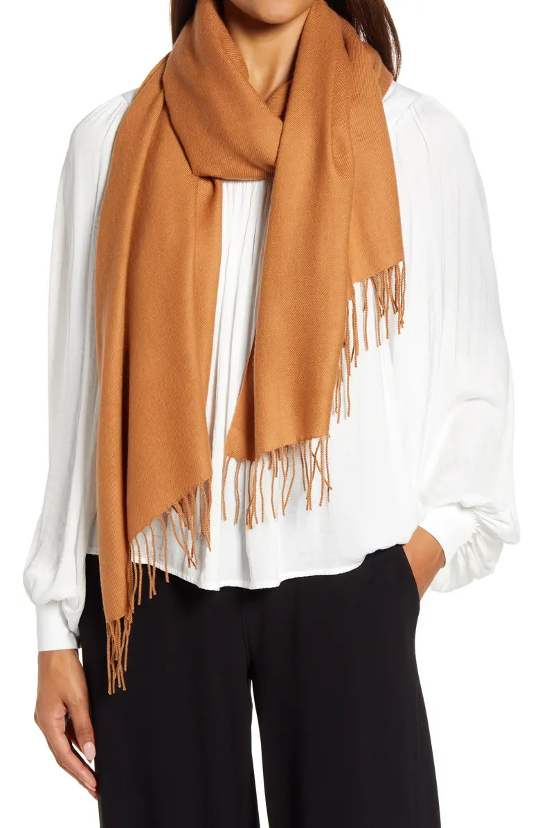 Tissue Weight Wool & Cashmere Scarf | Nordstrom