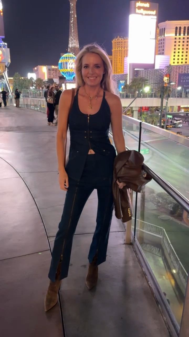 This is my #ootd for dinner and going to the Eagles concert at the Sphere in Vegas. Fits run true to size. 

~Erin xo 

#LTKTravel #LTKParties #LTKSeasonal