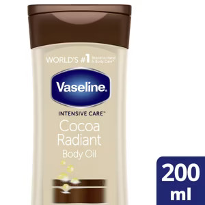 Vaseline Intensive Care Cocoa Radiant Body Oil 200 ml | Boots.com