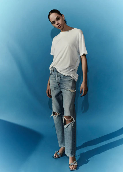 90's Mid Rise Straight in Threadbare | AGOLDE