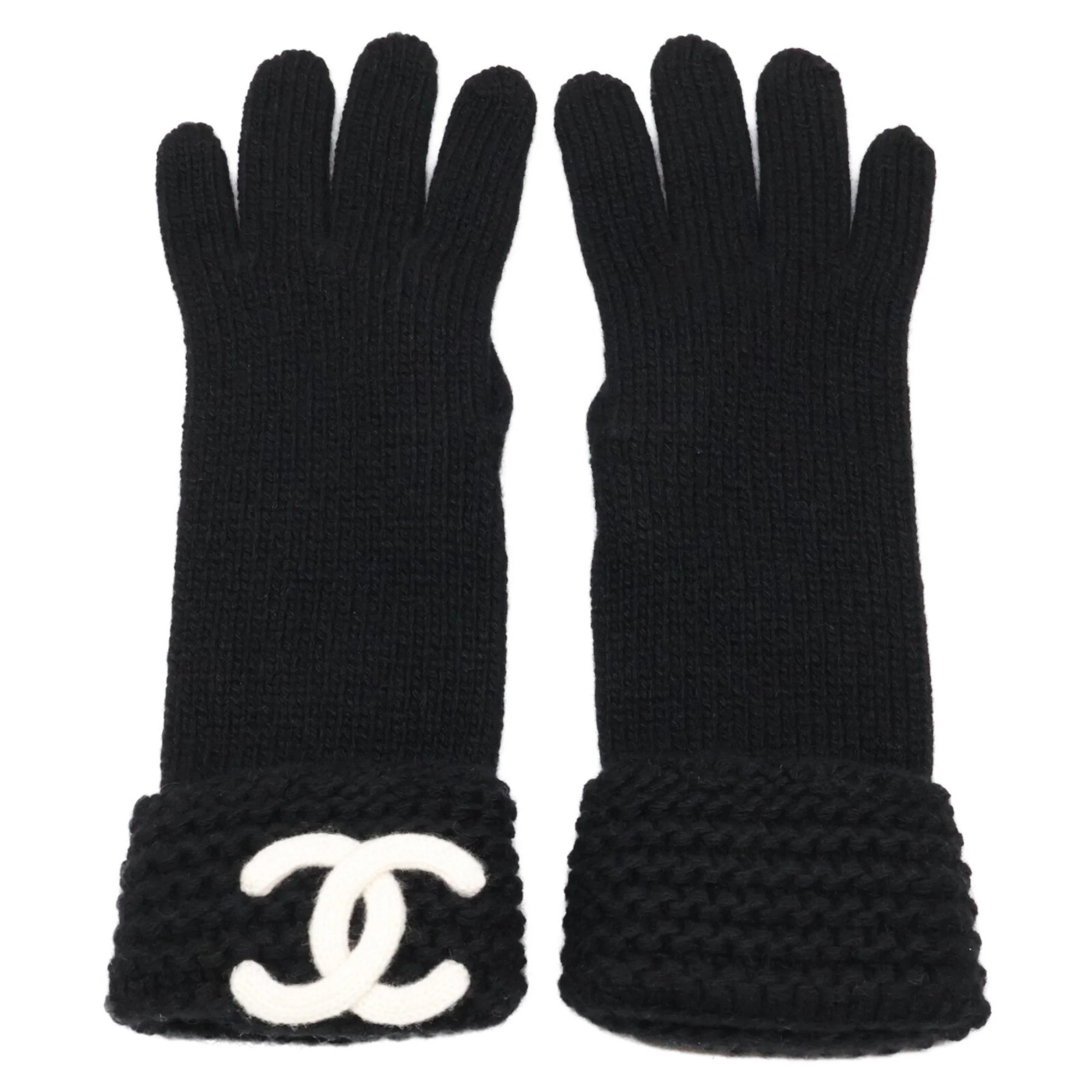 Chanel Cashmere Short Gloves (Pre-Owned) | Shop Simon