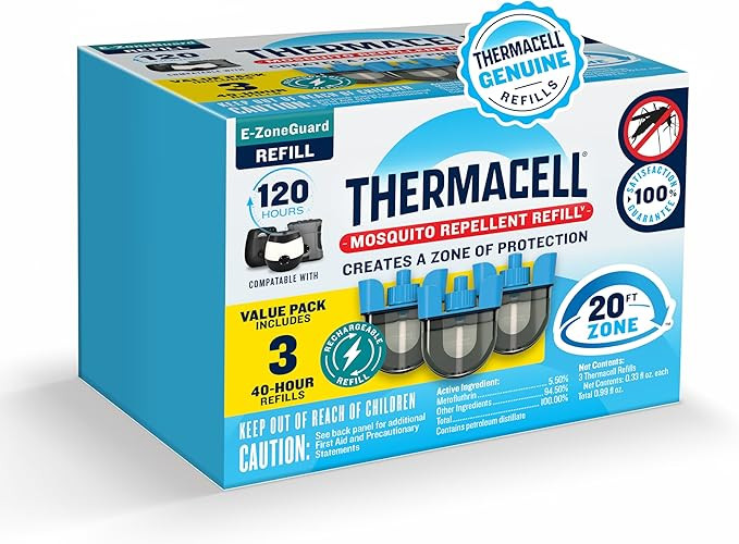 Thermacell E-ZoneGuard Mosquito Repellent Refill with 20-Foot Zone of Scientifically Proven Outdo... | Amazon (US)