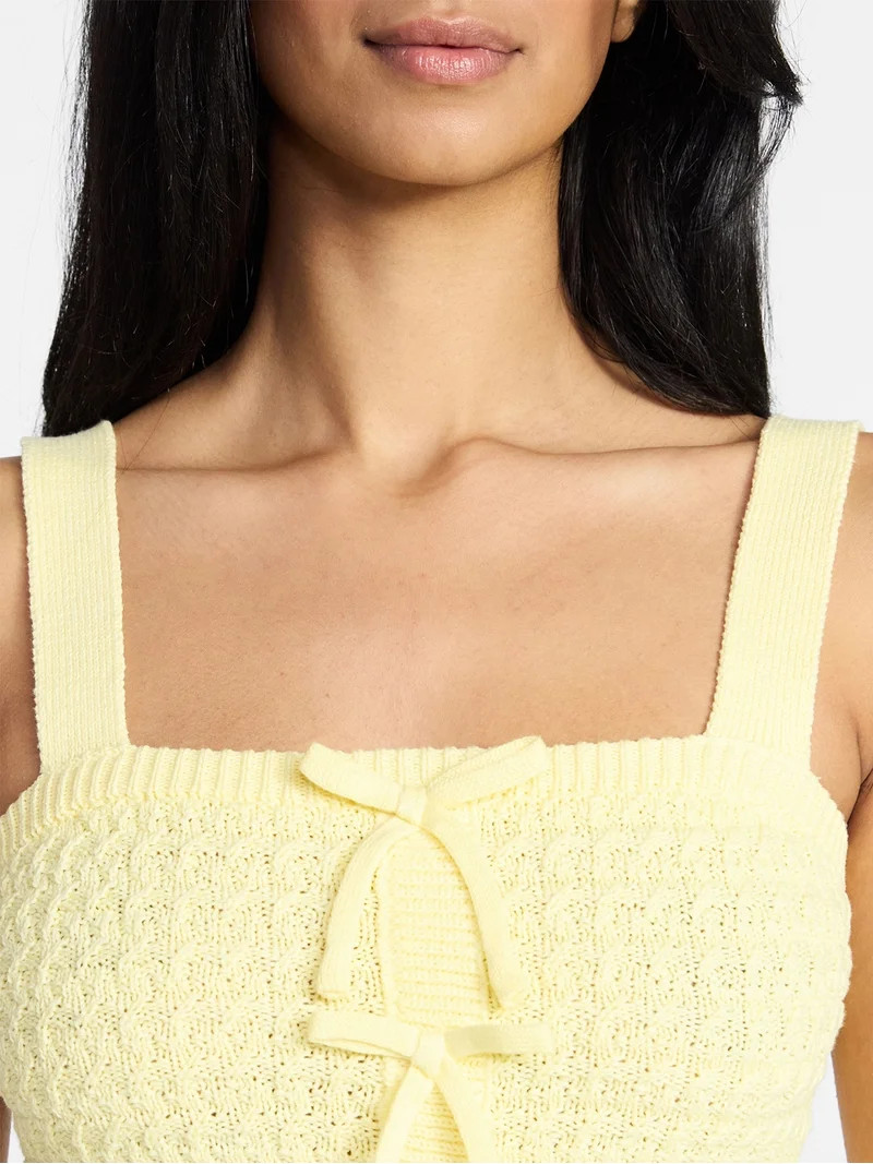 Madden NYC Women's Crochet Tank Top and Skirt Set, 2-Piece, Sizes XXS-XXL | Walmart (US)