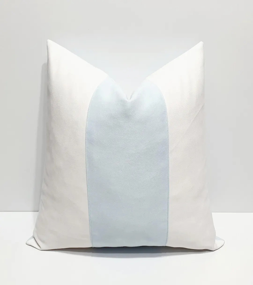 Baby Blue and White Pillow Cover, Designer Baby Pillow Cover, Blue Pillow Cover, Blue and White C... | Etsy (US)