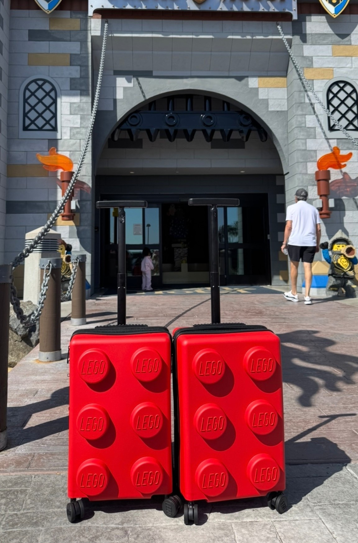 My kids love Lego toys so this Lego luggage was perfect! 