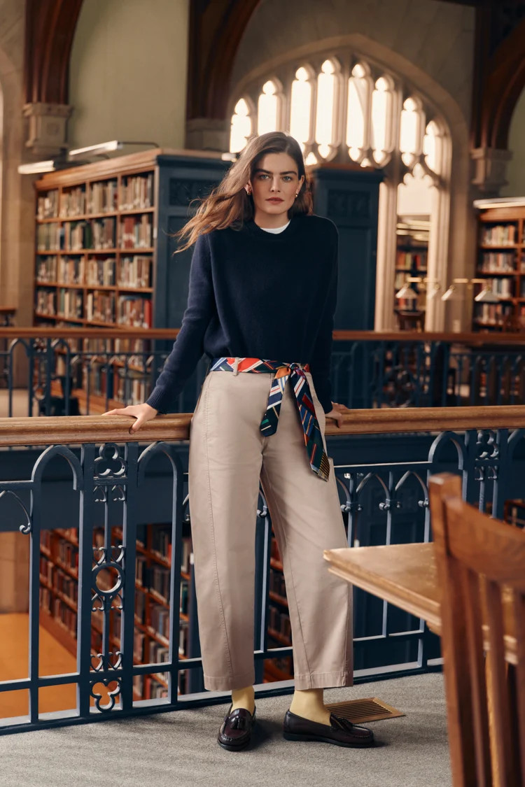 Limestone Chino Barrel Leg Chatham Pants | Tuckernuck (US)