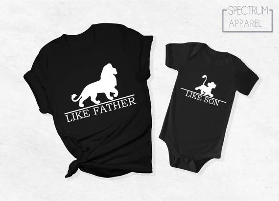 Lion King Like A Father Like A Son Shirt Lion King Shirt - Etsy | Etsy (US)