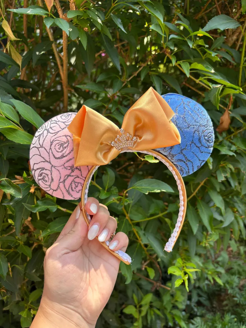 Make It Pink, Make It Blue Ears | Princess Aurora Ears | Sleeping Beauty Ears - Etsy | Etsy (US)