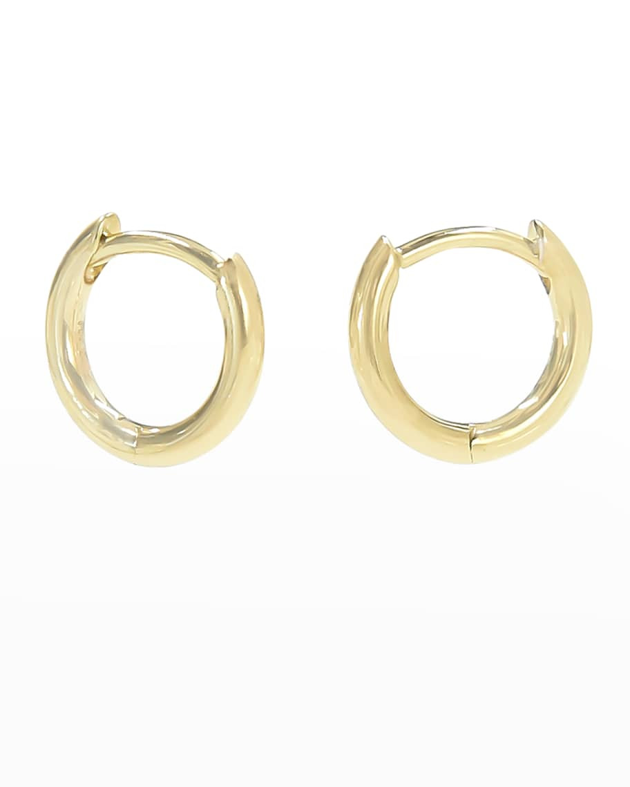 BONDEYE JEWELRY Natalie 14k Gold Huggie Earrings | Neiman Marcus