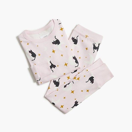 Girls' long-sleeve cat sleep set | J.Crew Factory