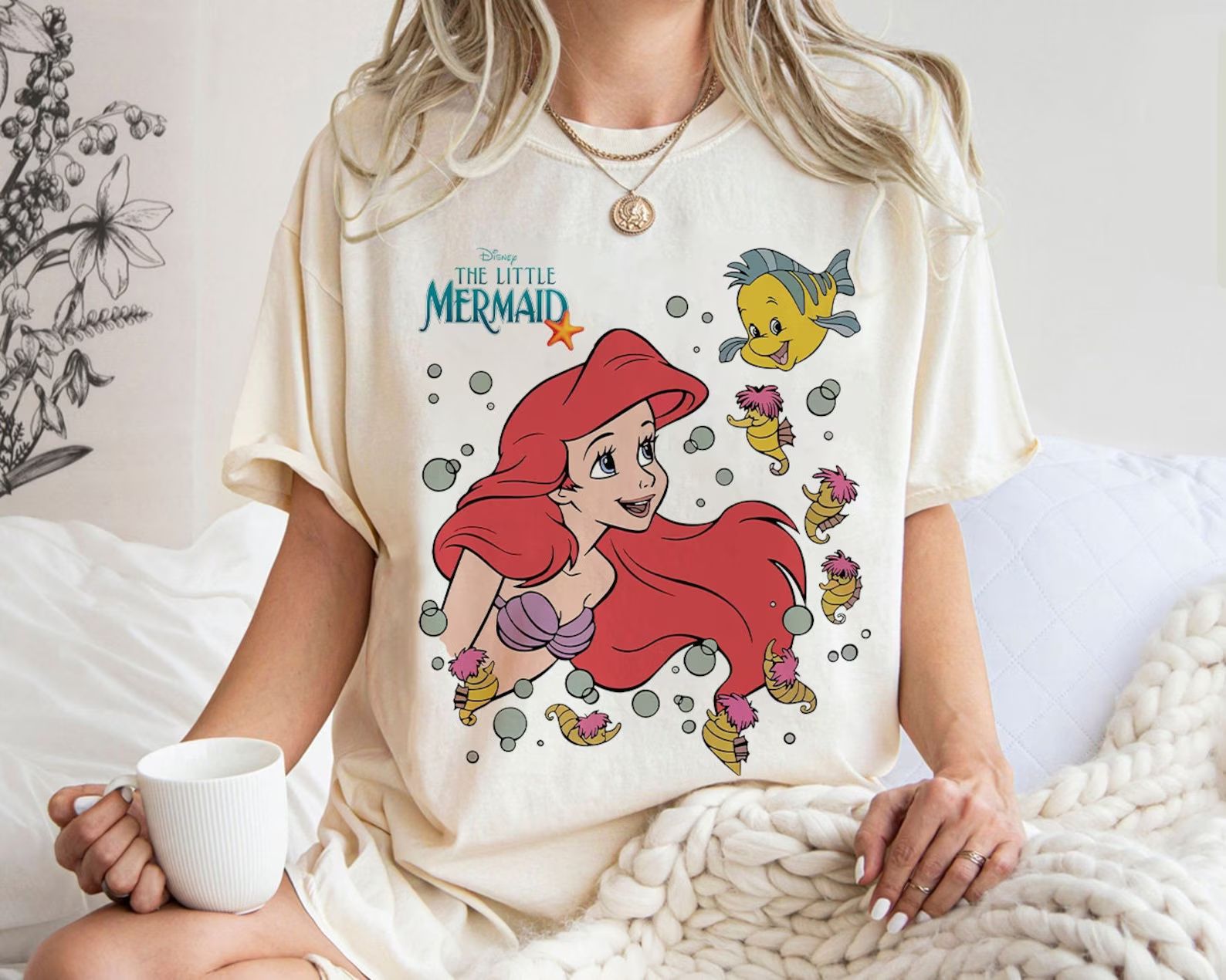 Vintage Little Mermaid Shirt, Little Mermaid Ariel Retro 90s Shirt, Princess Ariel Shirt, Ariel M... | Etsy (US)