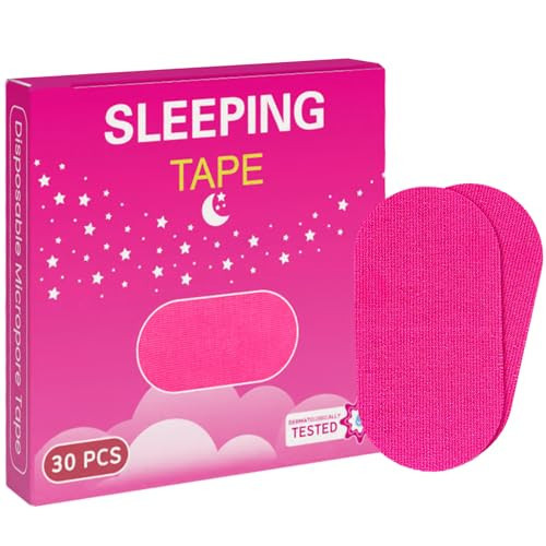 Mouth Tape for Sleeping Women 30 Count Pink Strip Tapes, Gentle | Amazon (US)