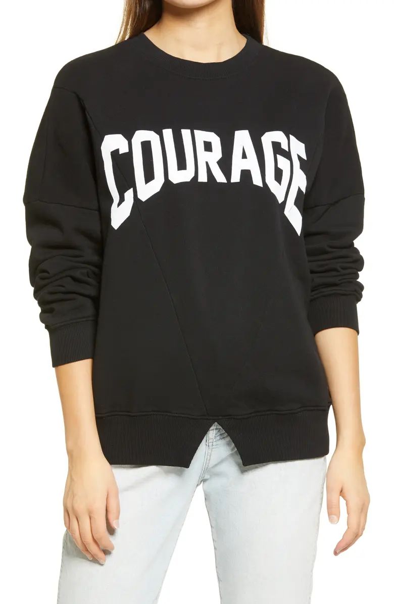 Topshop Courage Graphic Sweatshirt | Nordstrom | Nordstrom