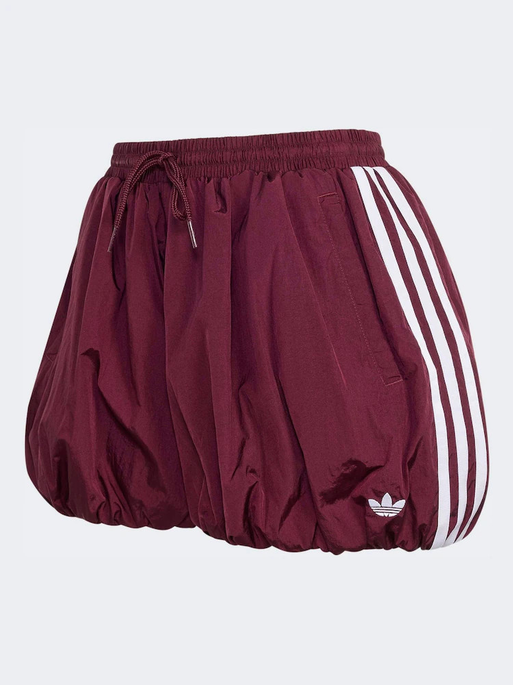 Buy adidas Originals Burg/White Firebird Balloon Shorts from Next Belgium | Next EU