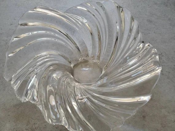 Mikasa Belle Epoque Swirl Decorative Bowl  Clear Glass | Etsy | Etsy (US)