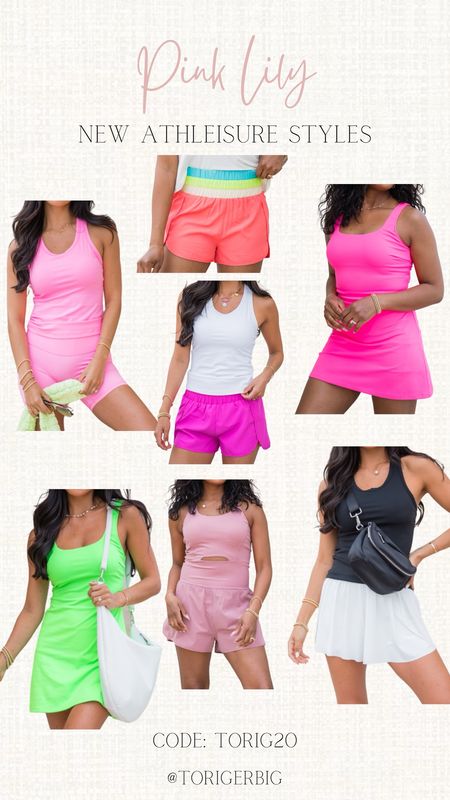 Loving all of these new at leisure cells that just got added to the site. Be sure to check them out and use my code.TORIG20 for discount. 

#PinkLily #Fitness #Athleisure 

#LTKSaleAlert #LTKStyleTip #LTKFindsUnder50