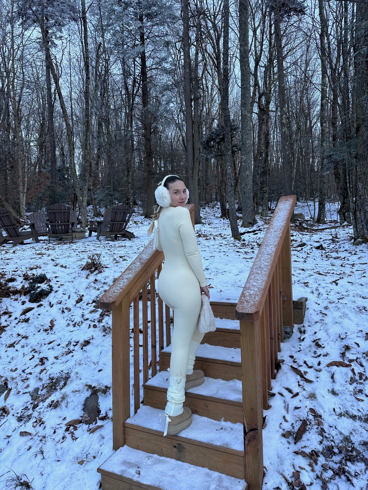 This long sleeve ribbed  jumpsuit makes the perfect ski outfit 🎿❄️ 

#LTKtravel #LTKSeasonal
