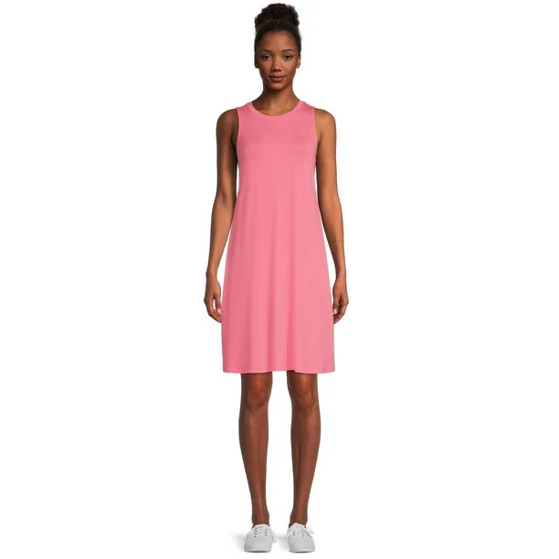 Time and Tru Women's Sleeveless Knit Dress | Walmart (US)