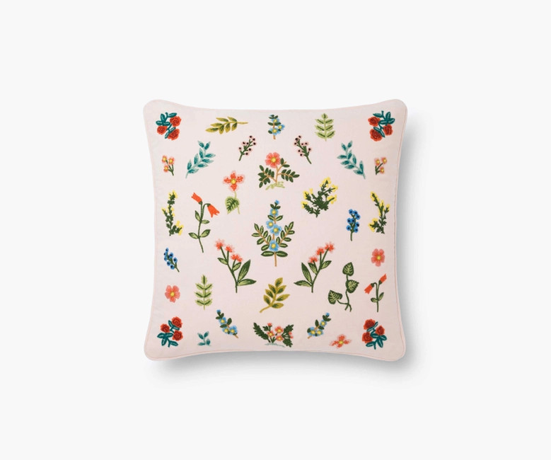 Wildwood Embroidered Pillow | Rifle Paper Co.