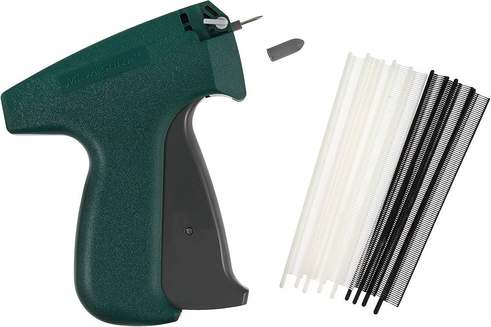 MicroStitch Tagging Gun Kit – Includes 1 Needle, 540 Black Fasteners & 540 White Fasteners (Sta... | Amazon (US)