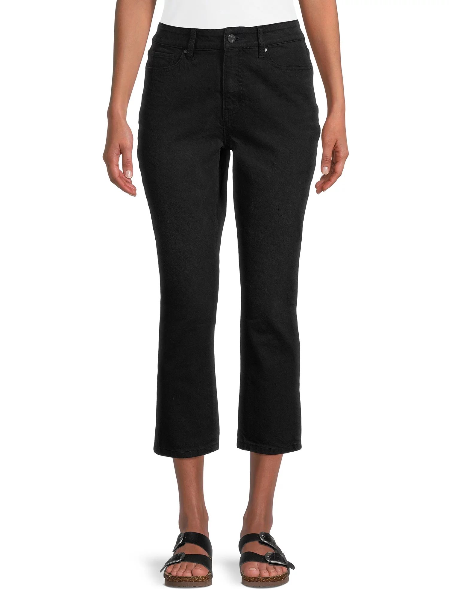 Time and Tru Women's Straight Crop Jeans | Walmart (US)