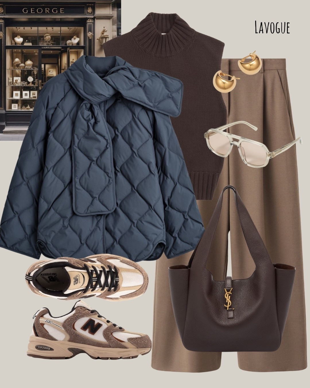 Blue & Brown Vibes for Fall💙🤎
Styled a blue quilted jacket with warm brown tones for an easy fall look.
Brown high-neck top, matching pants, sneakers, and a brown leather bag to pull it all together.
Simple, neutral, elevated.

#LTKStyle #FallFit #NeutralLayers #EverydayStyle

#LTKWorkwear #LTKFindsUnder100 #LTKSeasonal