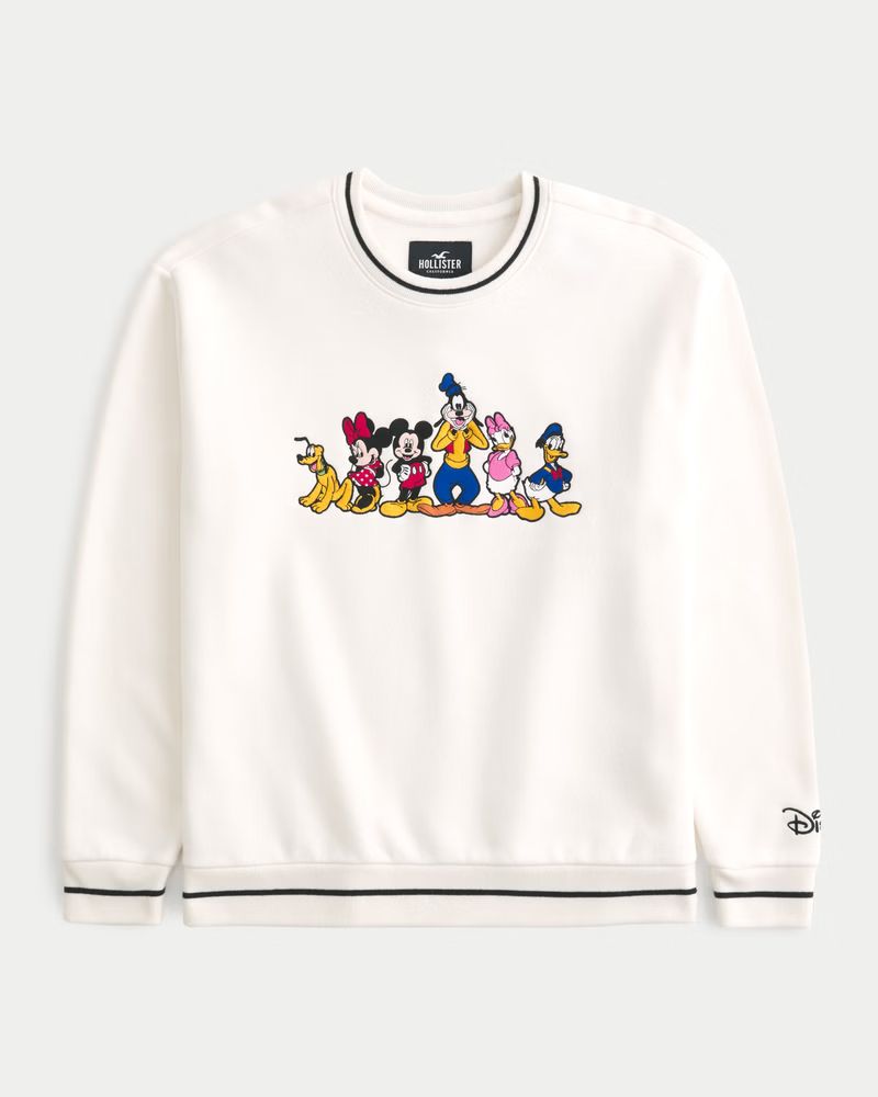 Men's Relaxed Disney Characters Graphic Crew Sweatshirt | Men's Tops | HollisterCo.com | Hollister (UK)