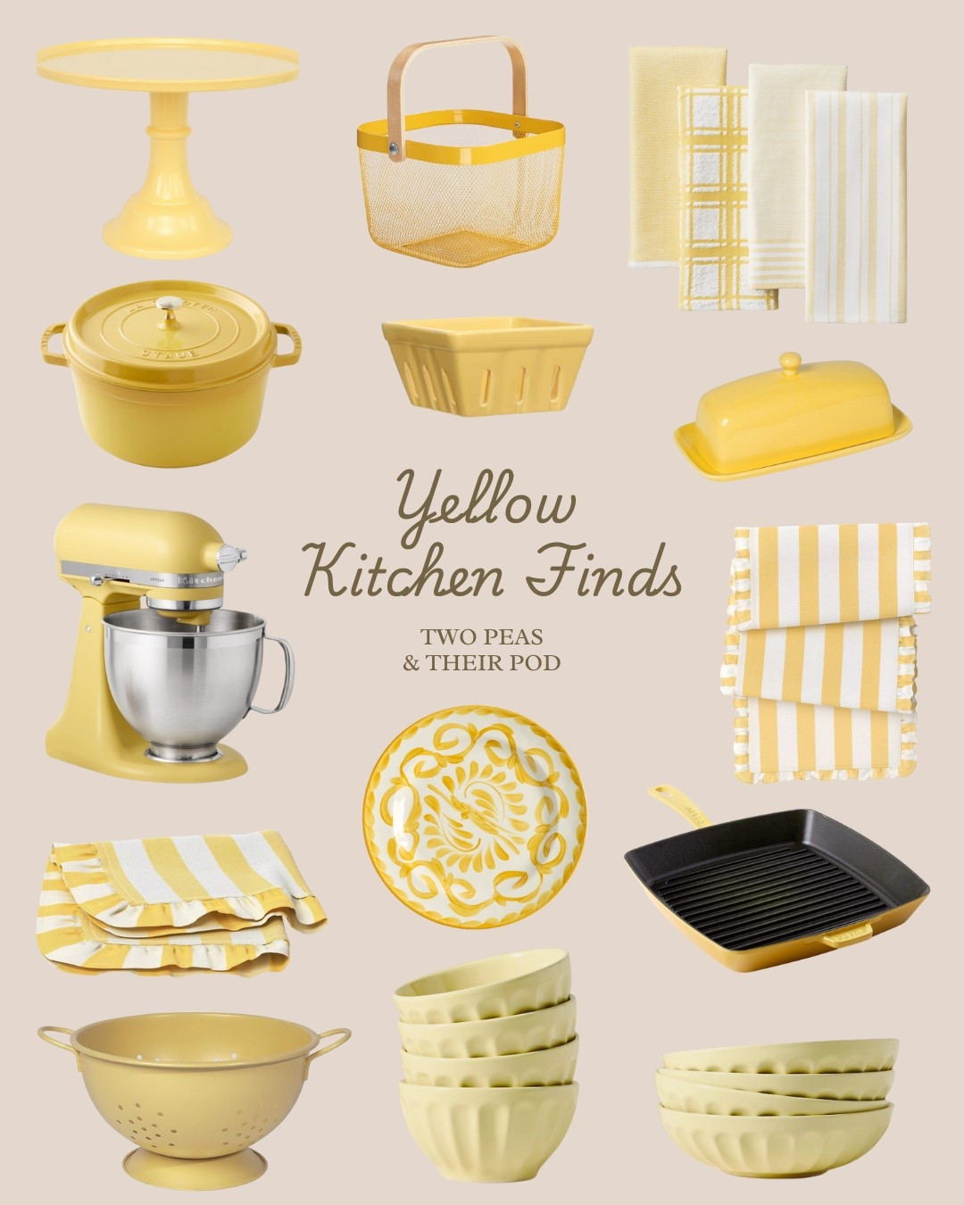 Yellow kitchen finds I am loving 💛

#LTKHome #LTKFindsUnder100 #LTKSeasonal