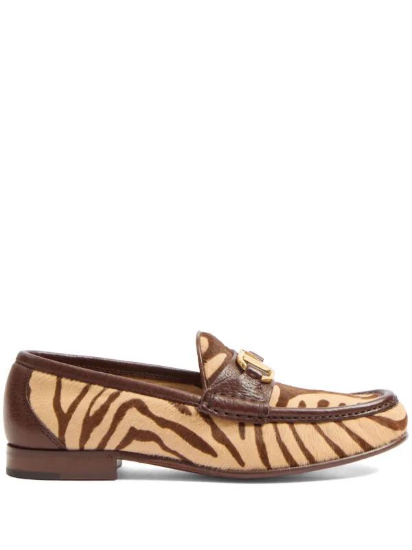 Valentino Garavani 20mm VLogo Signature Loafers | Brown | FARFETCH | Farfetch Global