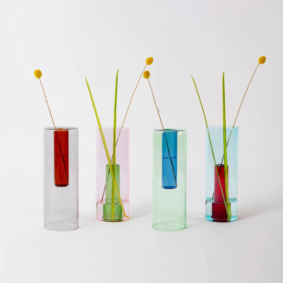 Reversible Glass Vase - Etsy | Etsy (US)