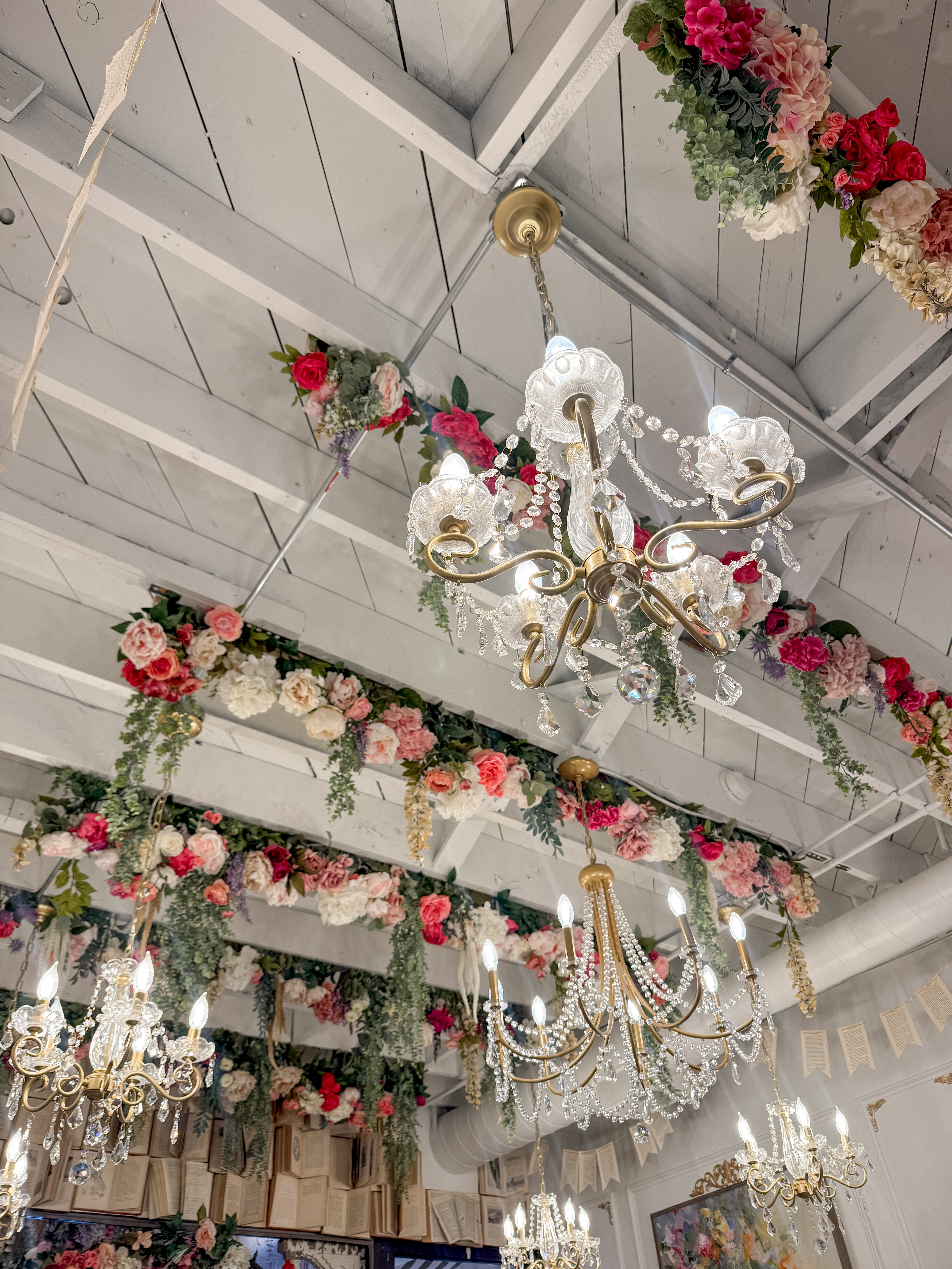 This place was so cute! The chandeliers and the flowers in the ceiling were so magical. Linking some of my favorite faux florals for spring. 

 #LTKdayinmylife #LTKSeasonal #LTKHome