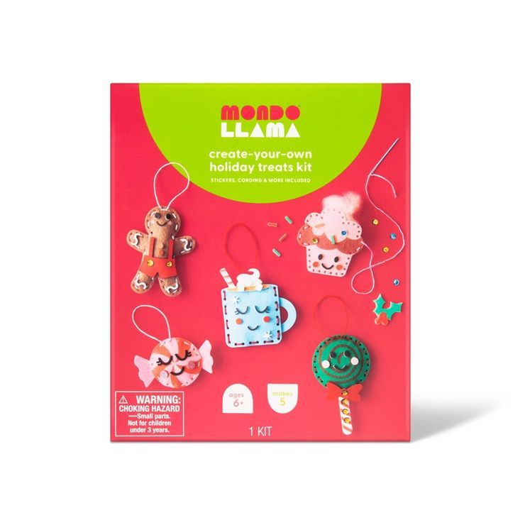 5pc Create-Your-Own Holiday Treats Art Kit - Mondo Llama&#8482; | Target