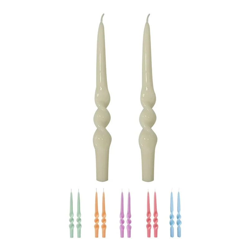 XINAOBAOLUO 9.3 inch Unscented Candles White Long Candles Sticks Dripless Taper Candles Smokeless... | Walmart (US)