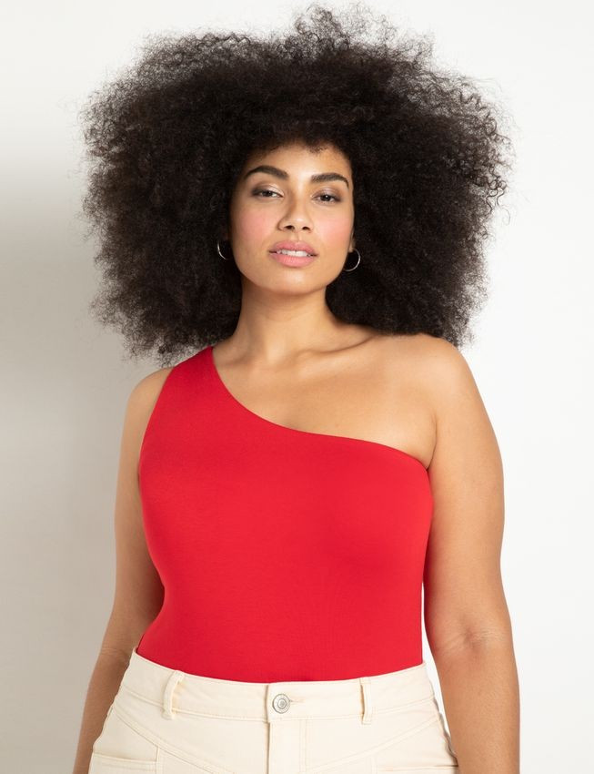 One Shoulder Bodysuit | Eloquii