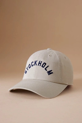 Stockholm Embroidered Baseball Cap | Anthropologie (UK)
