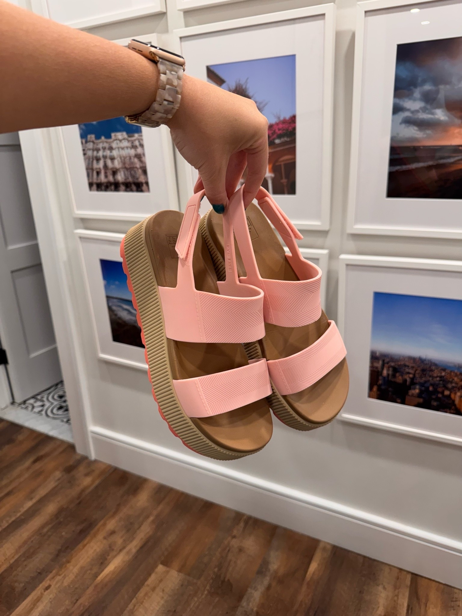 Water friendly platform sandals for summer. True to size

#LTKootd #LTKSeasonal #LTKSwim