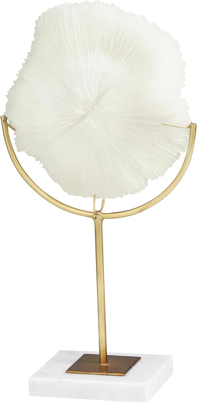 The Novogratz Polystone Coral Handmade Decorative Sculpture Home Decor Statue with Marble Base, A... | Amazon (US)