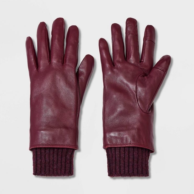 Women's Leather Gloves - A New Day™, Target Holiday, Outfit, Holiday Best Seller | Target