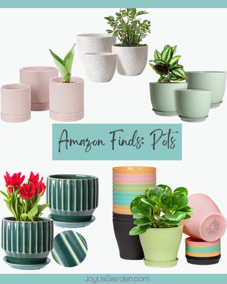Give your plants a bit of a makeover with a new plant pot container, these come in fun colors and quickly ship from Amazon #planter #plants #homedecor #garden #planters #plant #gardening #flowers #plantsmakepeoplehappy #plantlover #succulents #ceramics #indoorplants #interiordesign #houseplants #pot #pots #plantlife #home



#LTKhome #LTKunder100 #LTKunder50
