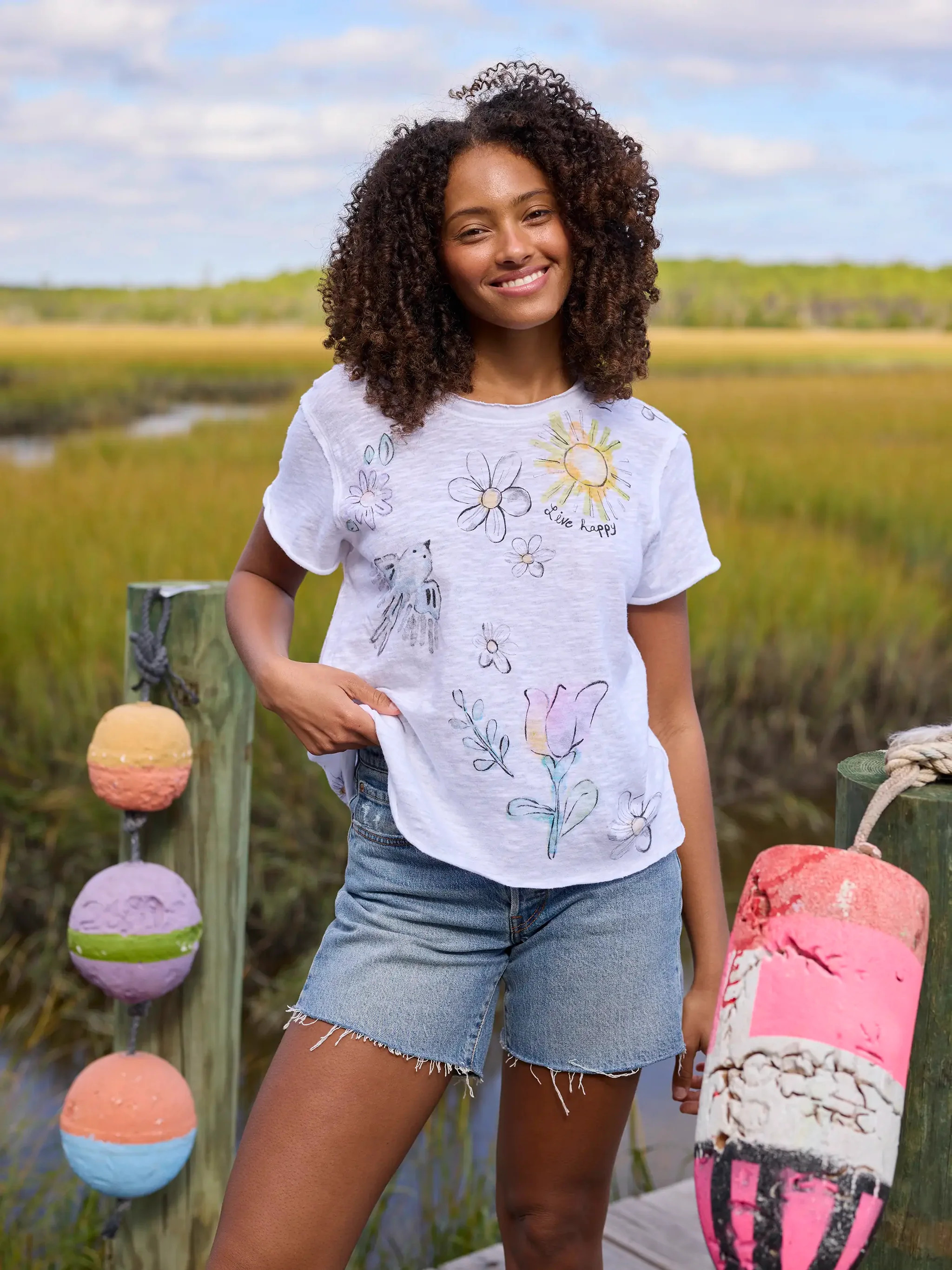 Aidan Cotton Tee | Natural Life