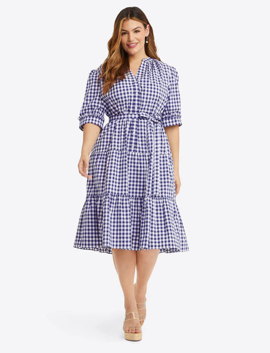 Loretta Shirt Dress in Gingham | Draper James (US)