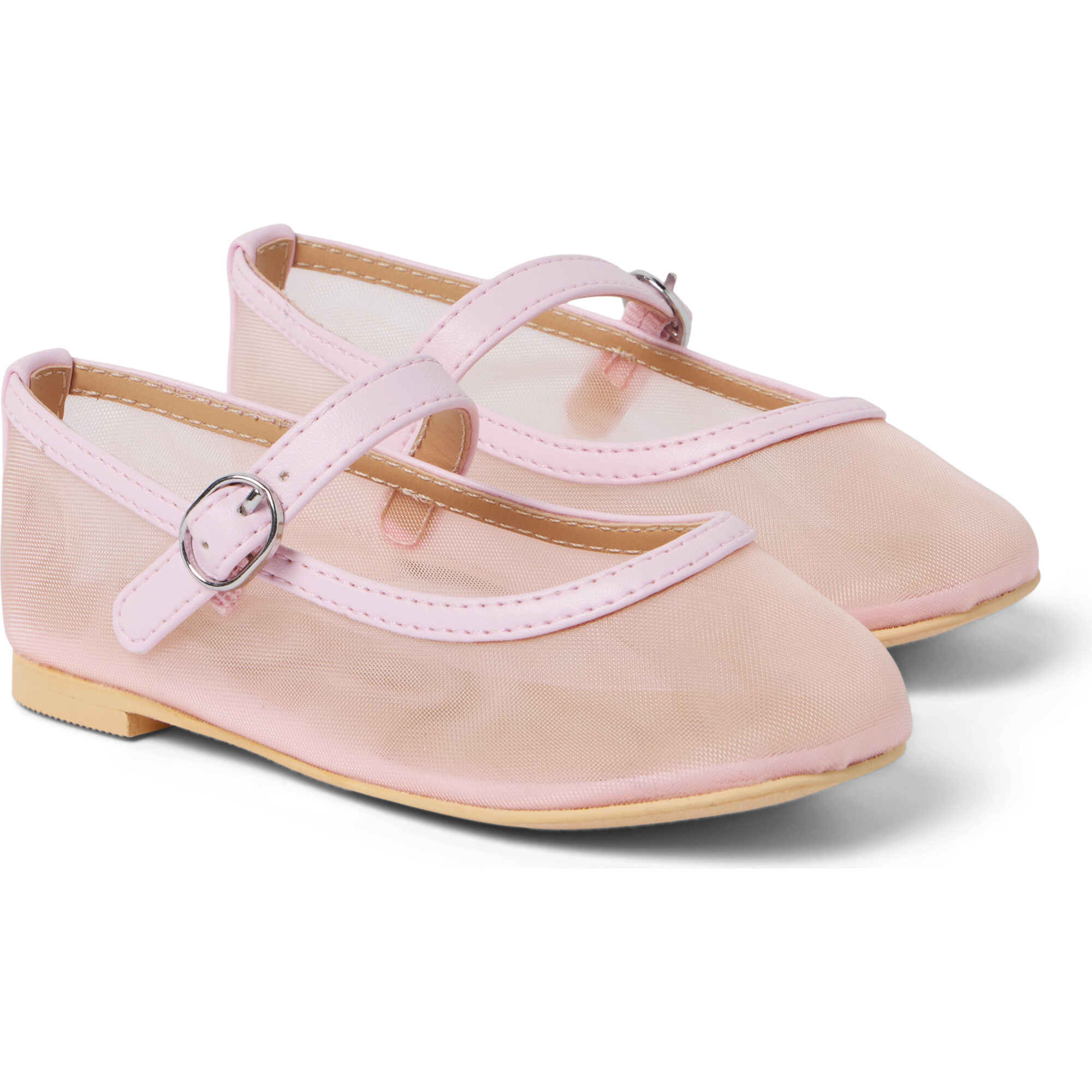 Mesh Ballet Flat, Purple | Maisonette