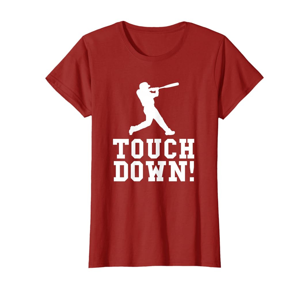 Funny Touchdown Baseball Football Sports Gift T-Shirt | Amazon (US)