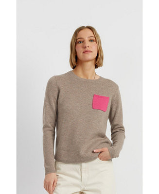 Chinti & Parker Women's Wool Cashmere One Pocket Sweater - Macy's | Macy's