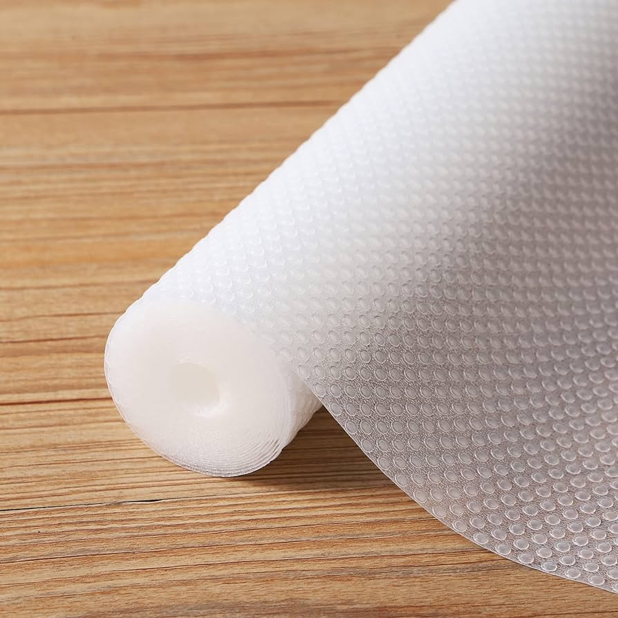 FLPMIX Clear Shelf Liner 12 inch Wide, Easy to Cut Drawer Liners, Strong Grip, Waterproof Transpa... | Amazon (US)