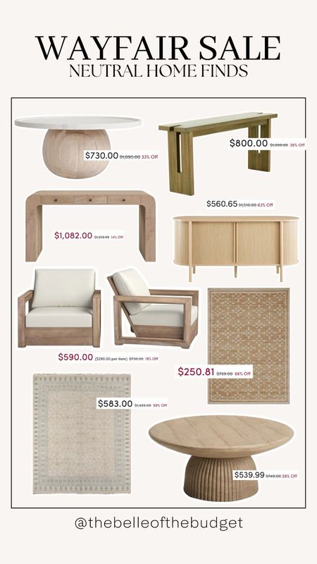 Wayfair home finds on sale! Love all of these neutral home pieces 

#LTKhome #LTKsalealert